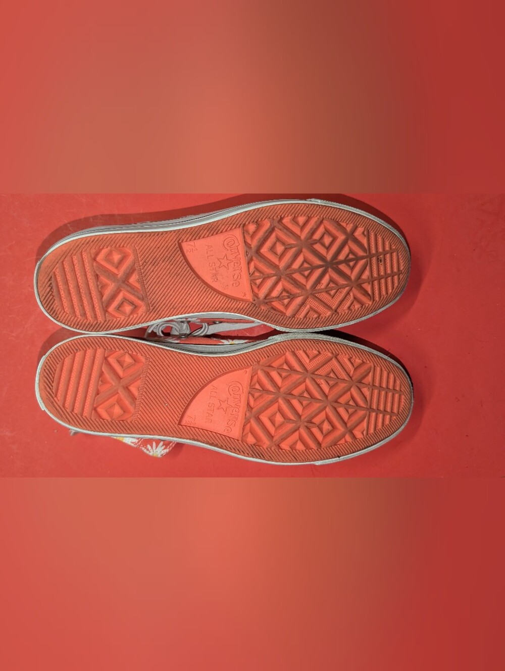 Converse Chuck Taylor All Star Platform High Camp Daisies Orange Unisex W9.5M7.5 - Picture 6 of 11